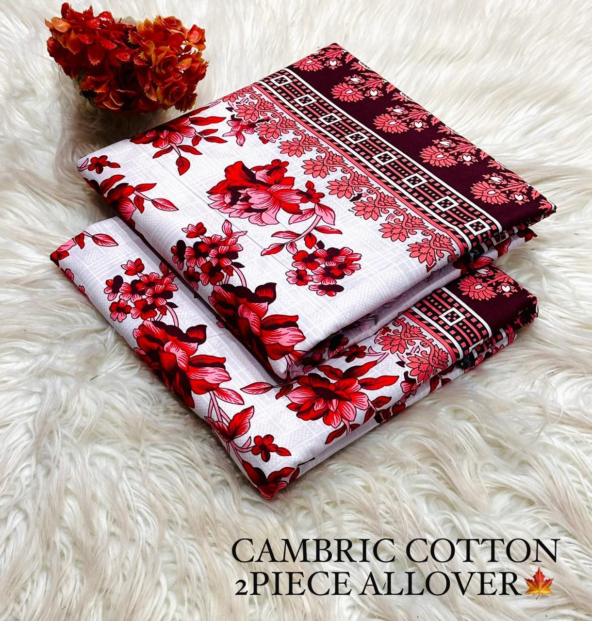 2Pc Suits - Unstitched Printed Cotton