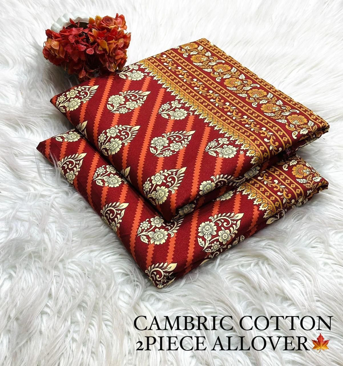 2Pc Suits - Unstitched Printed Cotton