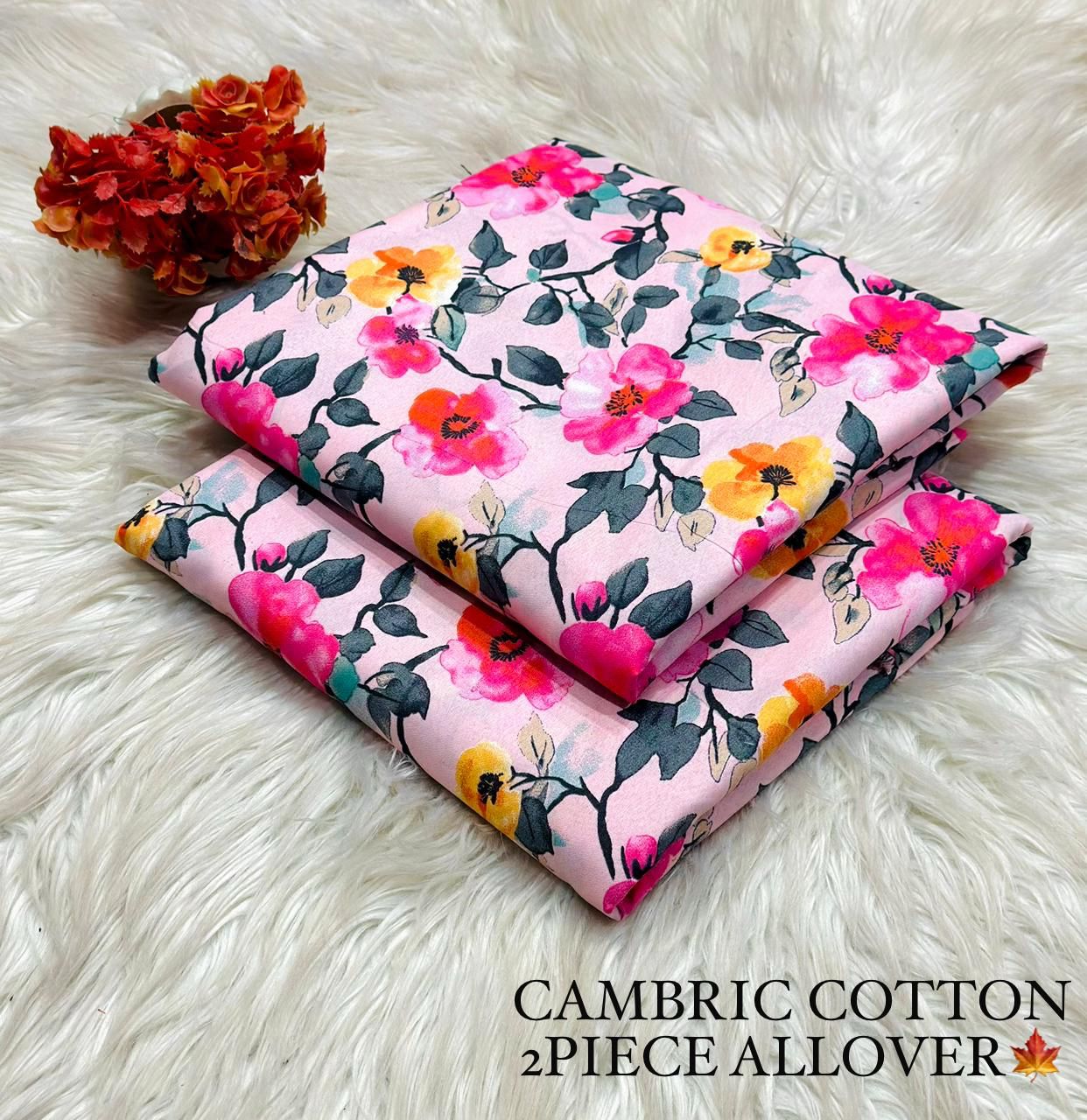 2Pc Suits - Unstitched Printed Cotton